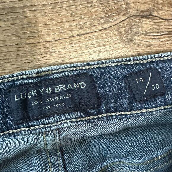 Lucky Womens Size 10 / 30 High-Rise Flare Stevie Jeans Bootcut Denim - Picture 4 of 7